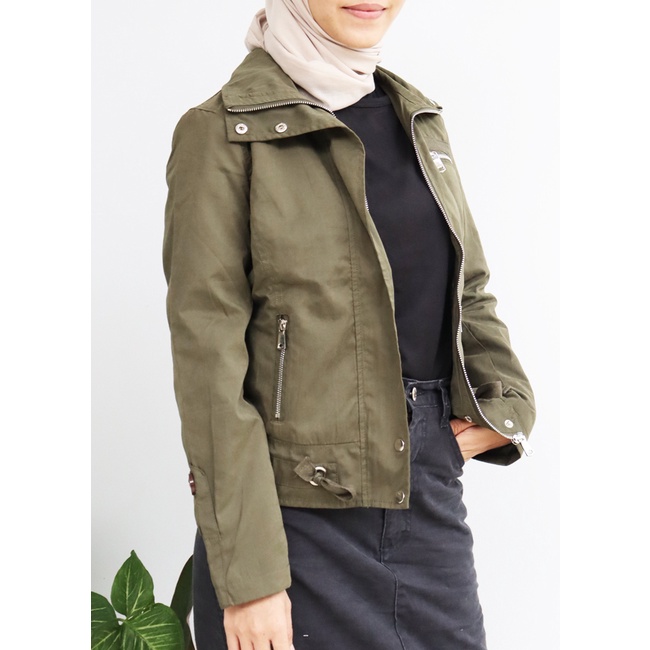 Lee Cooper Parka Woman - Olive Green