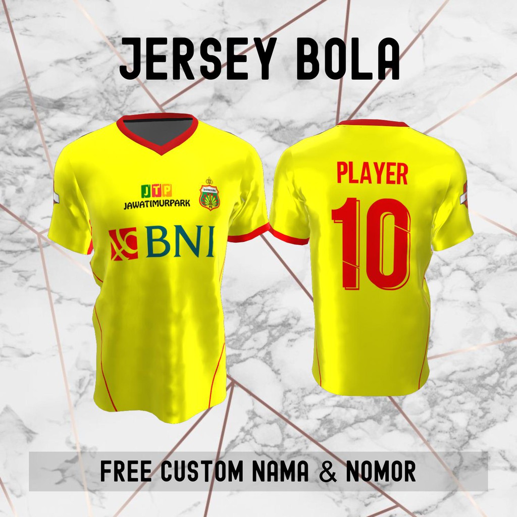 Jersey Bhayangkara FC Klub Bola Baju Kaos Custom Nama dan Nomor Punggung - 451