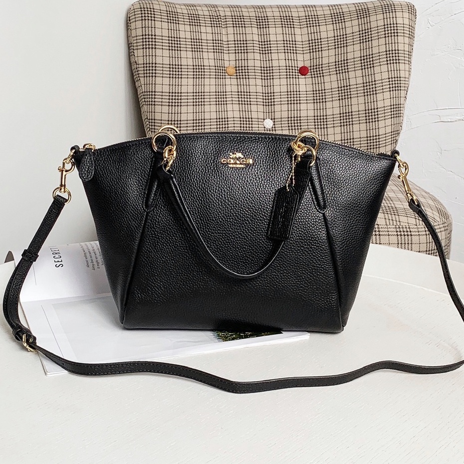 [Instant/Same Day] 36675 COACH Top Cowhide Material Women Single Shoulder Bag Inclined Shoulder Bag Handbag  jzb