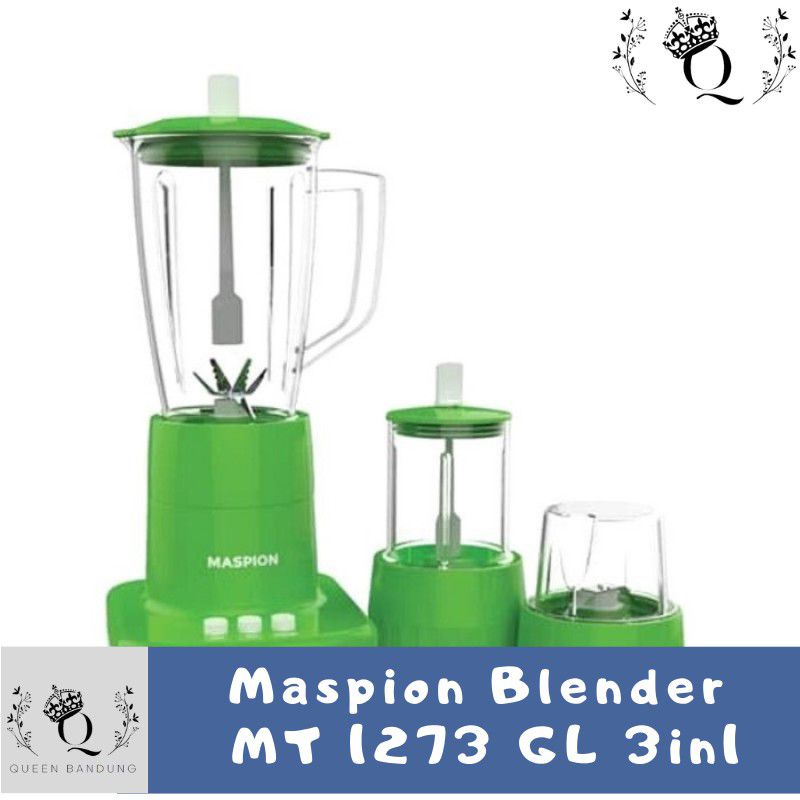 Maspion Blender MT 1273 GL 3in1 Gelas