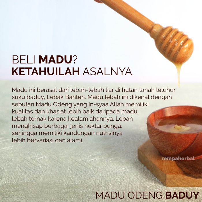 

madu- madu asli murni odeng hutan baduy 1 kg mentah raw honey -madu.