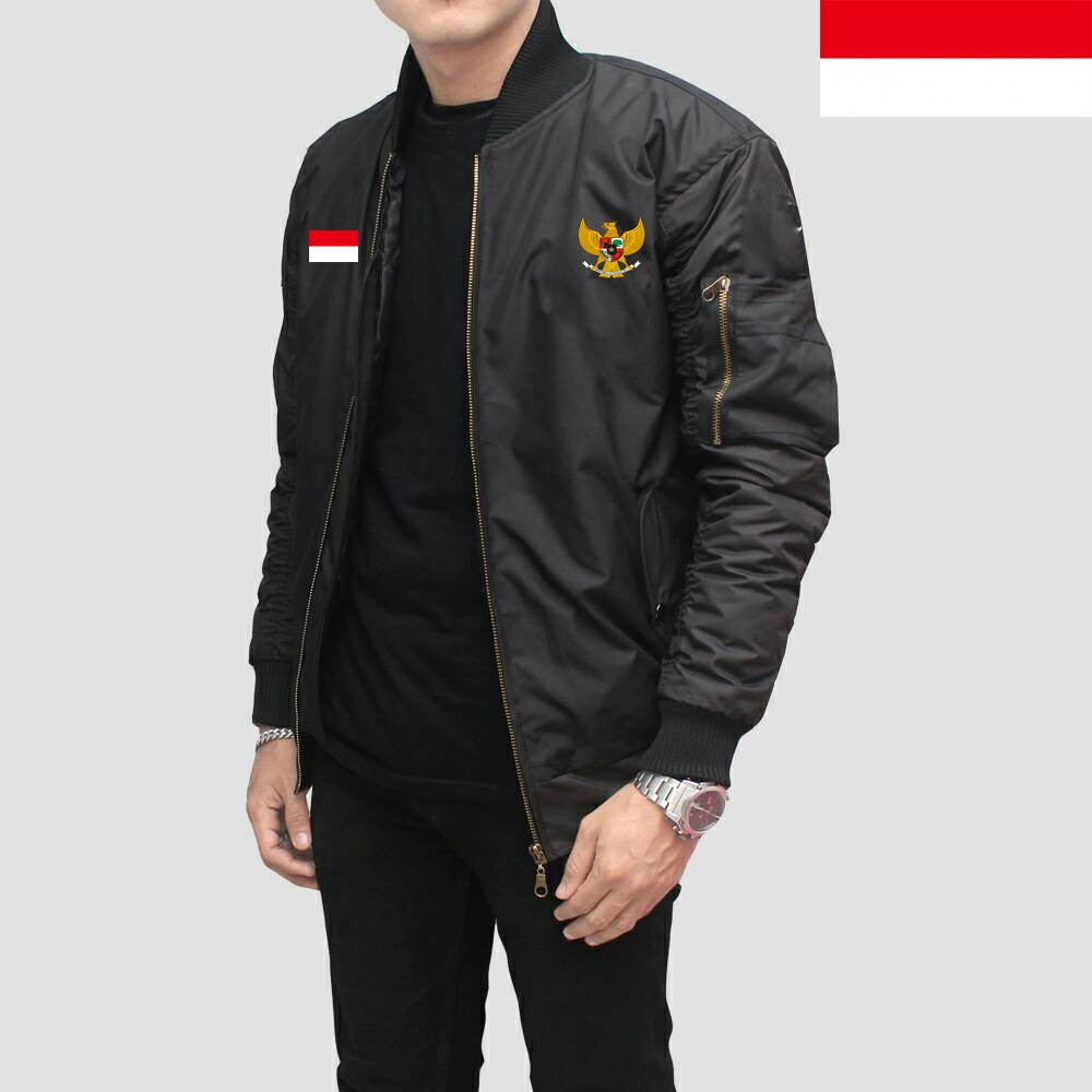 Jaket Bomber timnas indonesia anti air