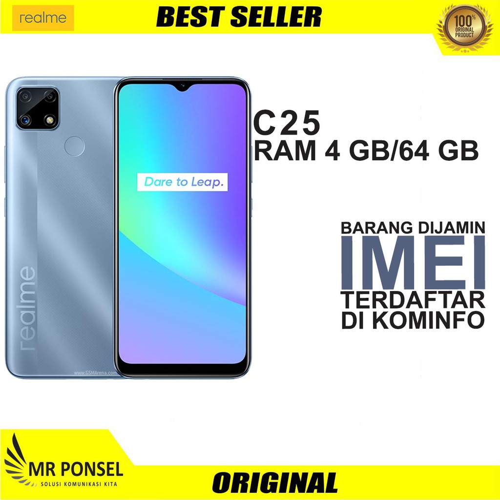 Realme C25 4/64GB GARANSI RESMI