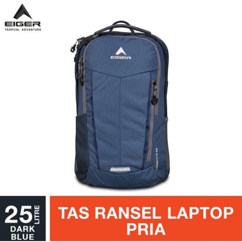 Tas Ransel Eiger1989 Lorentz Laptop Backpack Dark Blue Travel Tas Punggung