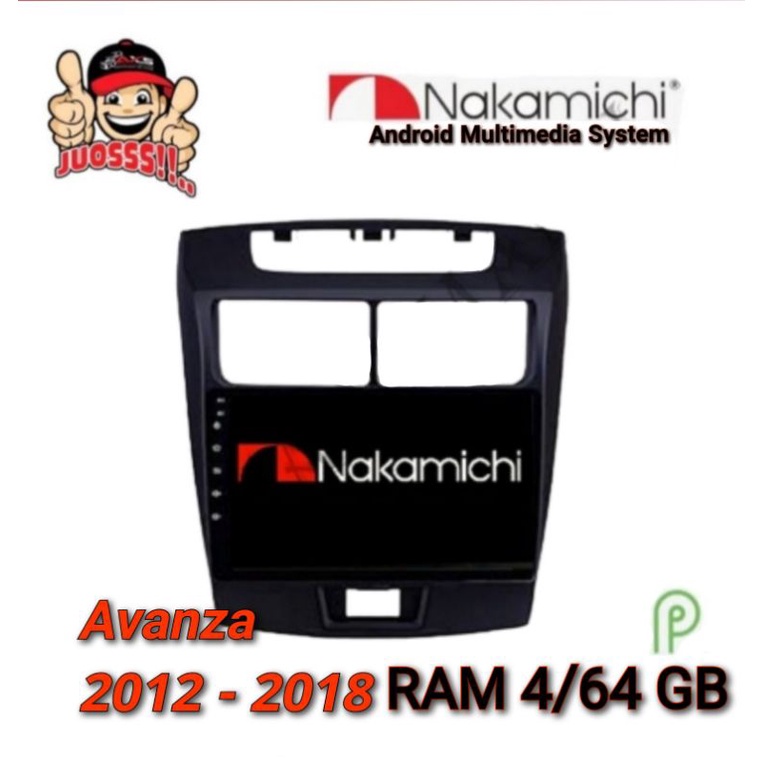 Head Unit Android AVANZA 9 inchi Plug And Play ANDROID NAKAMICHI 3102i Khusus AVANZA / XENIA