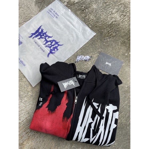 HECATE PAINT ZIP HOODIE DROP 11 SIZE M