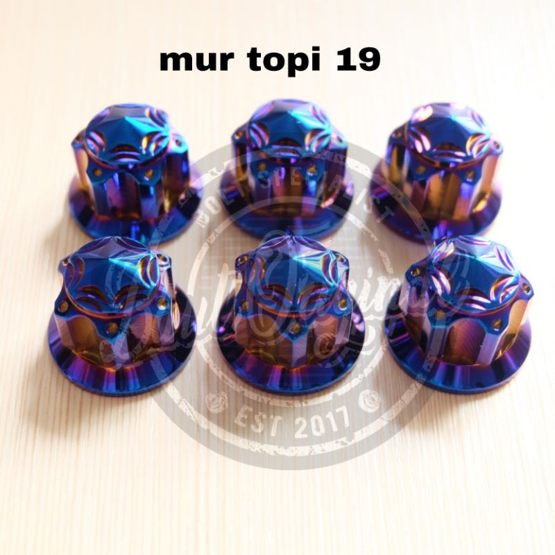 mur probolt topi 19 new model stainless blue original thailand heng