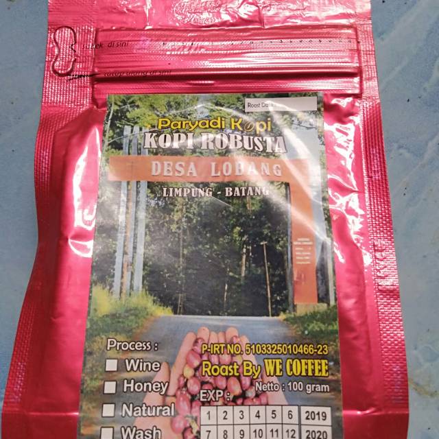

Kopi robusta murni asli