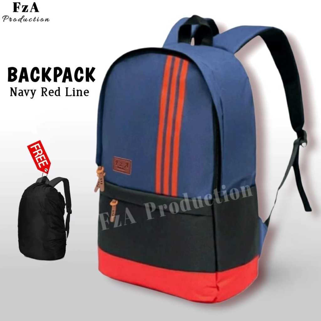 FzA Official - Tas Ransel Punggung Distro Casual Pria Wanita / Tas Ransel Laptop Backpack Original - NRLRC