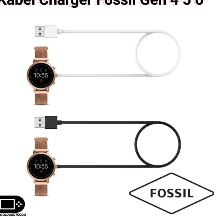 ❇Terbatas➲ Charger Fossil Gen 4 5 6 Charging Q 5E Smartwatch Sport Kabel USB Cable Smart Watch 95 ➲