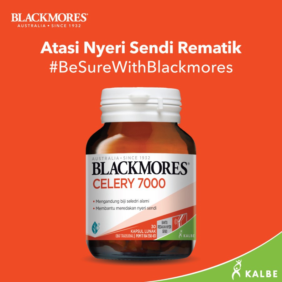 Blackmores Joint Comfort 30 Kapsul (Nyeri Sendi Rematik) BPOM Kalbe