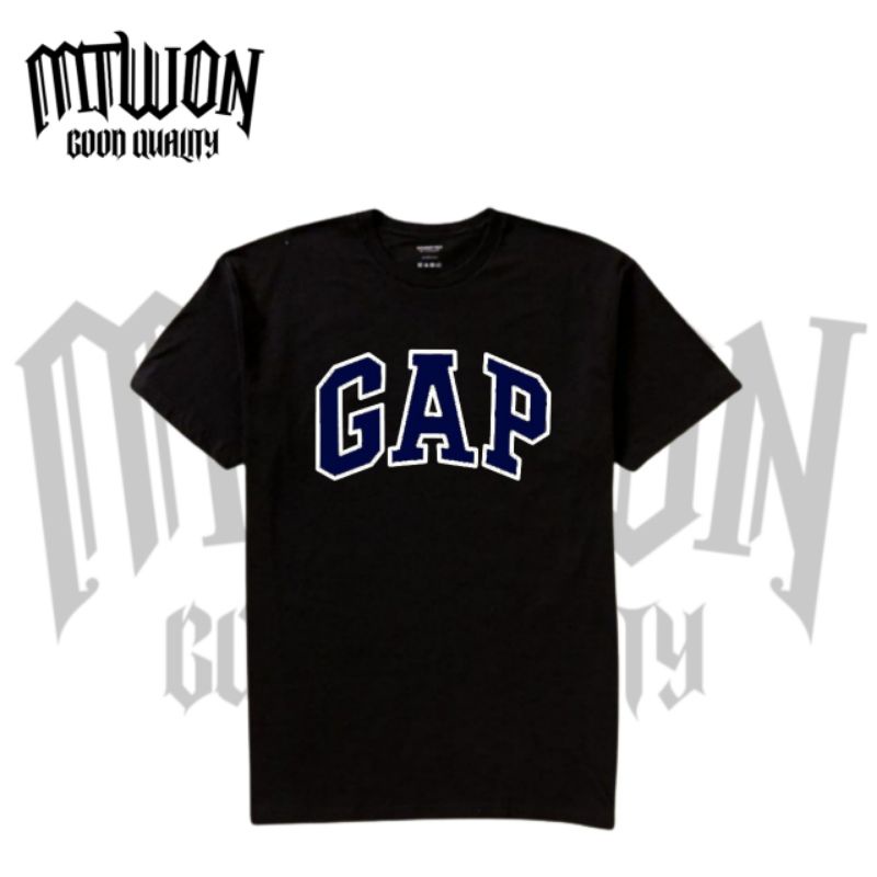 Kaos distro GAP vintage baju hitam/black pria wanita dewasa remaja anak tshirt tee man women oversiz