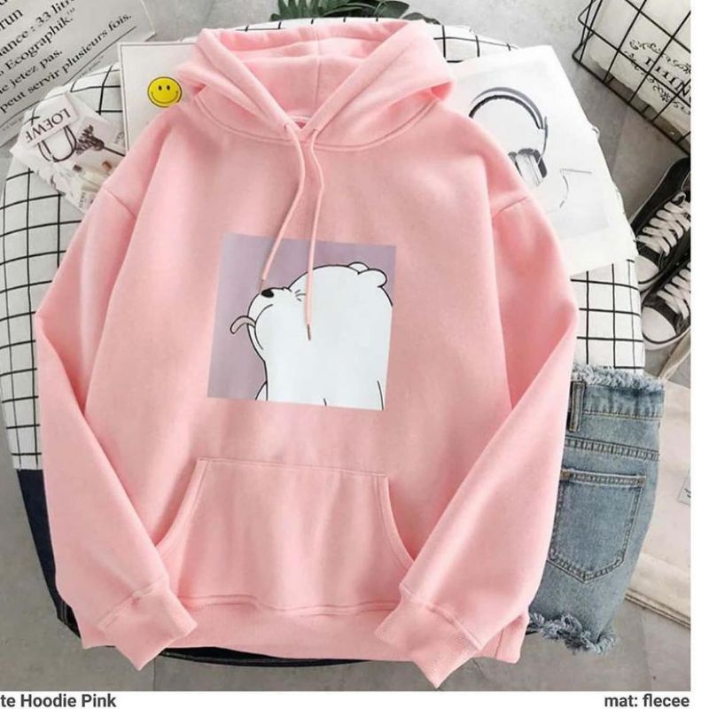 Sweater HOODIE Anak Perempuan 5-15 Tahun Panda Cute BEAR PAKAIAN Anak perempuan