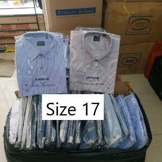 Kemeja Reguler Fit Lengan Panjang Merk ARROW Size 17