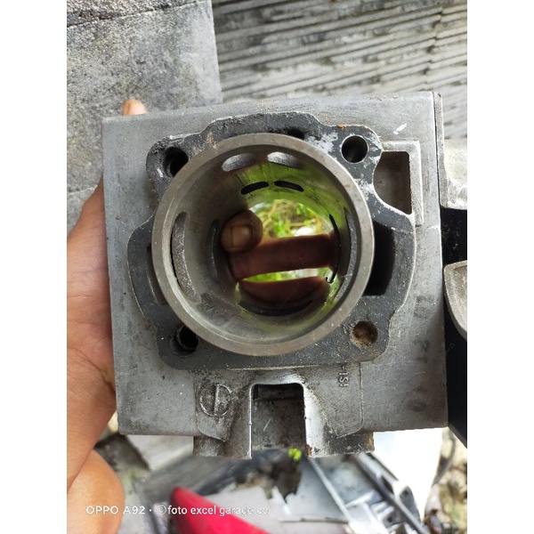 blok seher satria 2tak original copotan motor os 100 isi-1