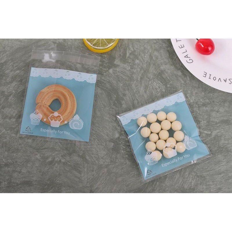 Plastik OPP Motif 14x14+3  10pcs |Plastik Donut Kue Cookies Cake