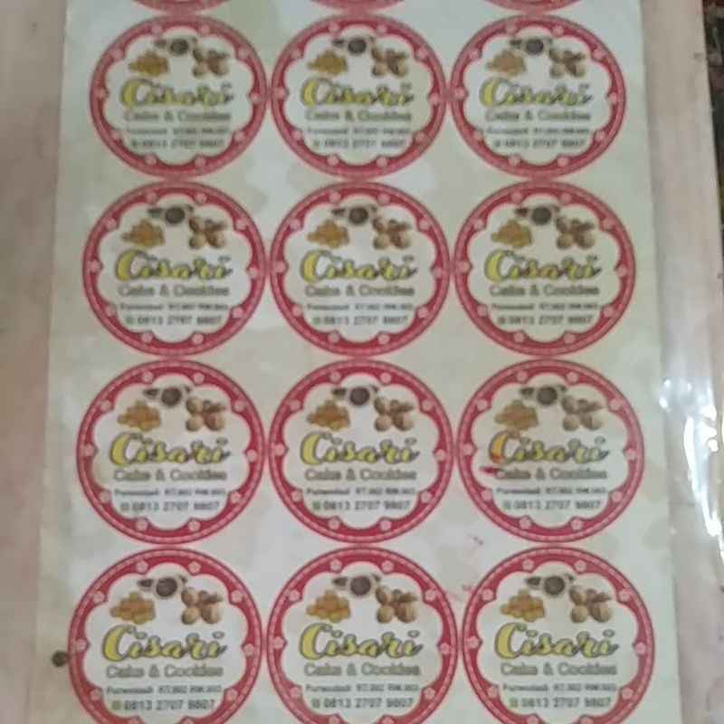 

stiker produk