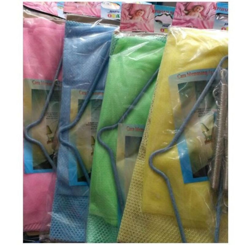 Ayunan Bayi Ona/Ayunan Kain 2 Per/ Kelambu Bayi Gantung-4