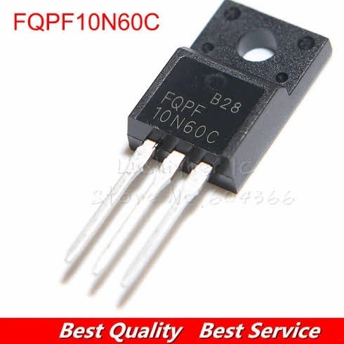 FQPF10N60C FQPF 10N60C 10N60 Mosfet N-Ch Transistor To-220 10A 600V
