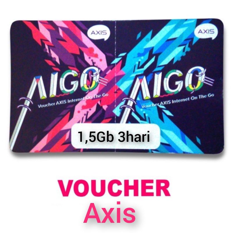 voucher Axis AIGO 1,5Gb 3hari