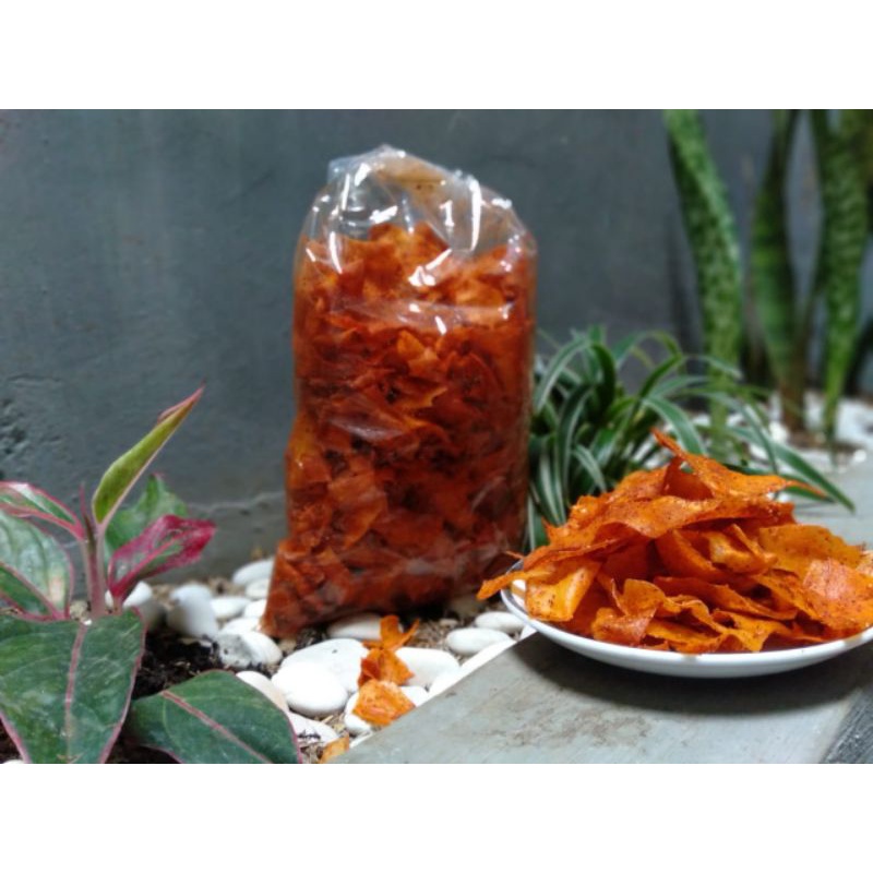 

keripik pedas/kripset