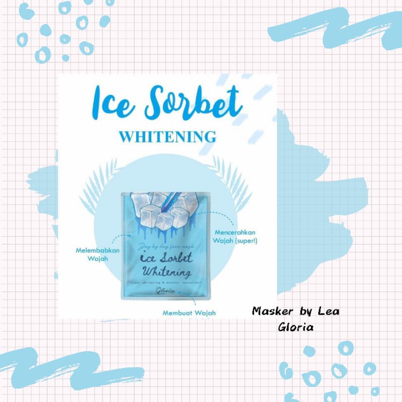 masker by lea gloria ice sorbet