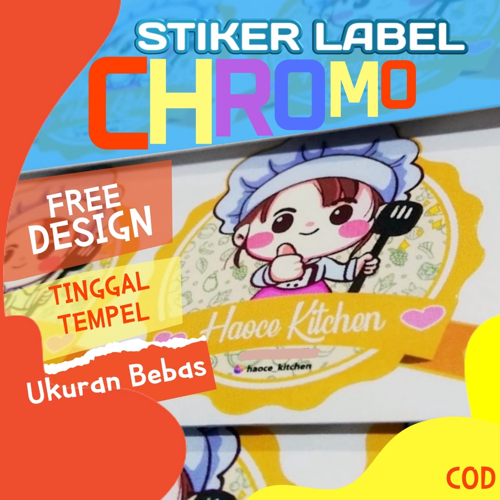 

Stiker Label Makanan Chromo Free Desain Custom Desain Ukuran Sudah di Cutting Tinggal Tempel Cetak stiker Label Nama udangan lucu Makanan Bekasi stiker label bekasi cromo A3 perlembar stiker label kemasan jakarta bandung label makanan murah