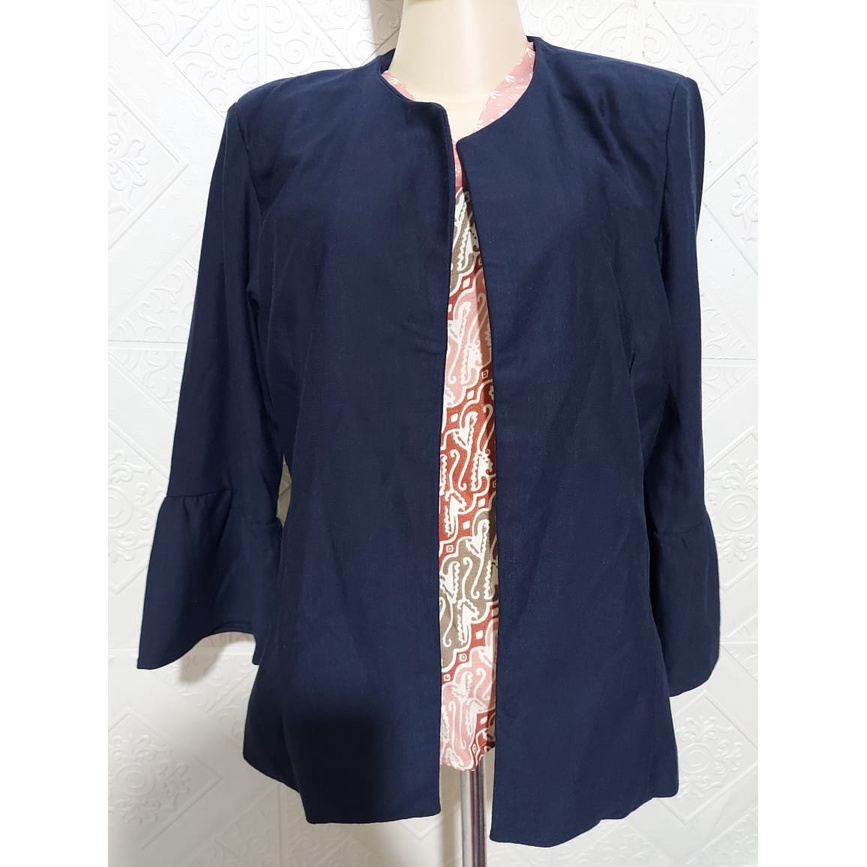 S-BLAZER Formal wanita/JAS/C0NNEXION-NAVY