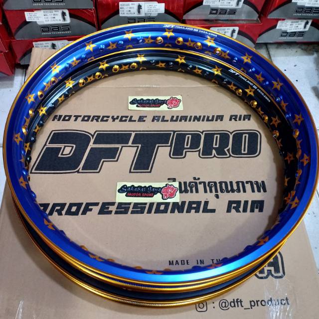 Velg DFT Star Thailand Ring 17 140/140x17 1Set Depan Belakang