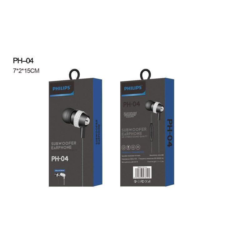 Handsfree Earphone Philips PH-04 HiFi Streo Sound Quality