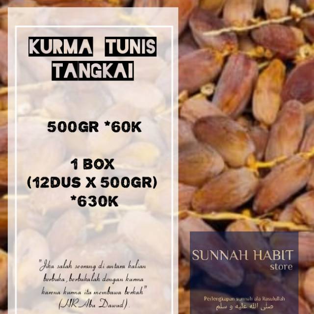 

KURMA TANGKAI TUNIS 500gr