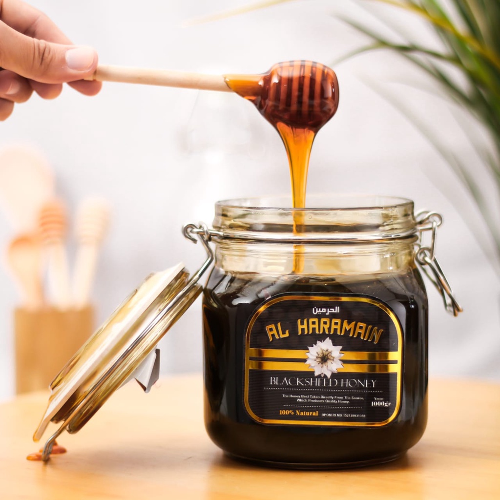 

Blackseed Honey Madu Al Haramain Arab Impor 1 kg