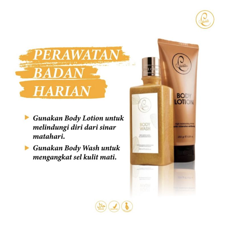 Body wash & body lotion Bebwhite c