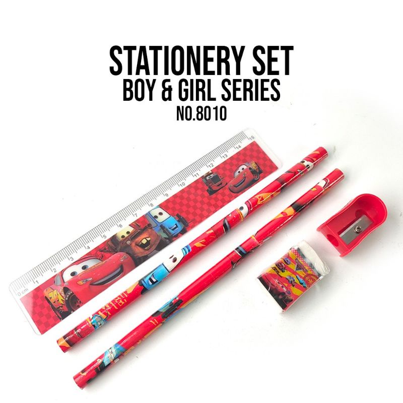 

Paket alat tulis anak 5in1 / Alat tulis set / paket alat tulis karakter / Stationery set