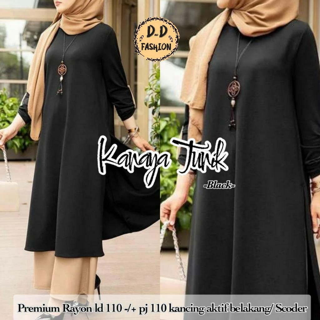 Kanaya Tunik Atasan Wanita Muslim Original Produk By D&amp;D Muslim