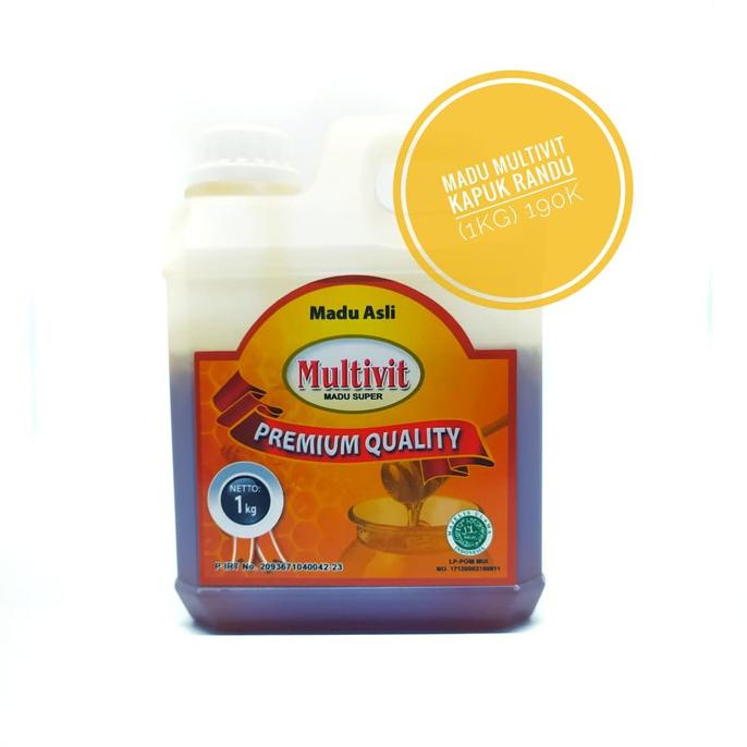 

Madu Multivit Kapuk Randu 1kg | Madu Murni