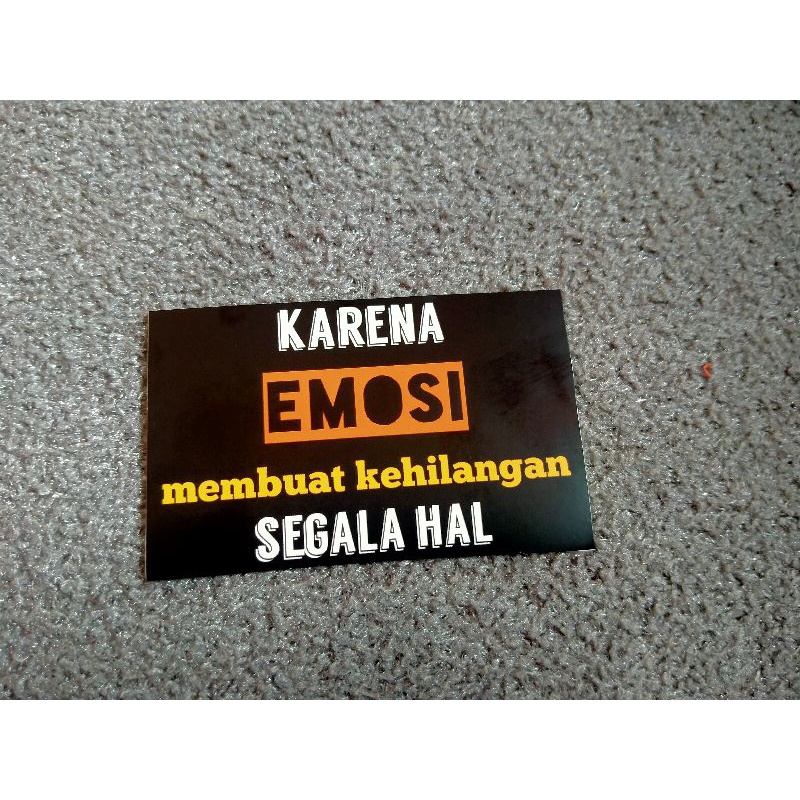 stiker motor/ stiker kata-kata / aksesoris motor