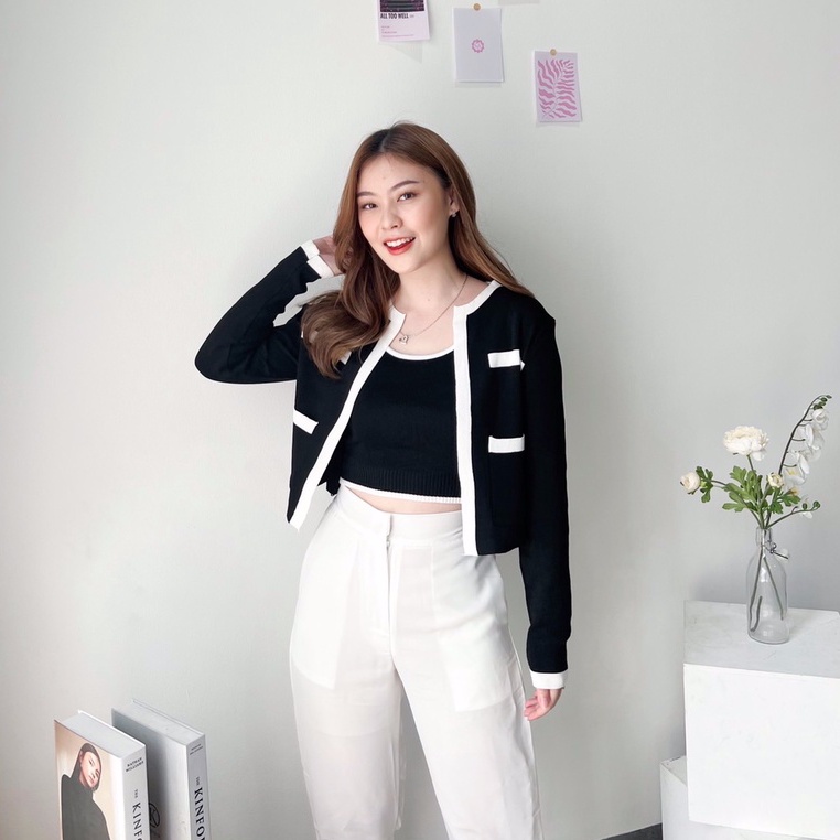 AUREL SET - SET WANITA - SET KOREAN - CARDIGAN KOREAN-3