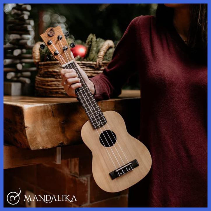 UKULELE SOPRANO MAKOA COKLAT NATURAL ORIGINAL DAPAT SERTIFIKAT