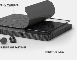Lemari pakaian plastik rak serbaguna susun plastik Lemari pakaian plastik rak serbaguna susun plastik