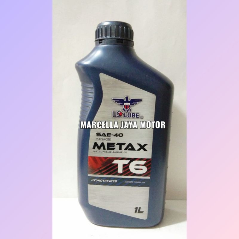 OLI MOBIL MURAH US LUBE USALUBE METAX T6 SAE-40 1LITER