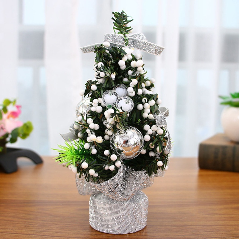 Ornamen Pohon Natal Mini Ukuran 20cm Untuk Dekorasi Meja