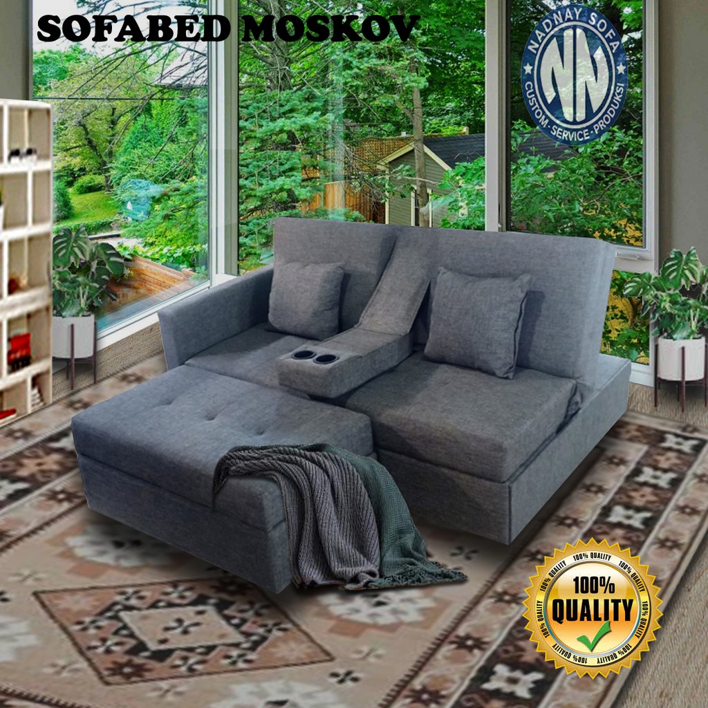 MOSKOV - Sofa bed storage box  / sofa bed  box minimalis / sofa bed multifungsi