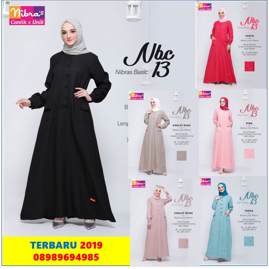 Paling Keren Model  Baju Gamis  Nibras  Terbaru  Gamis  Terbaru  