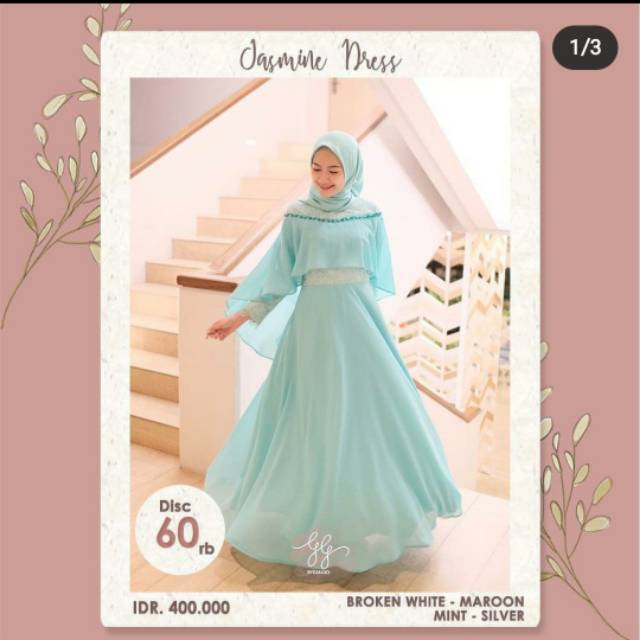 Jasmine dress bygiagio Gamis Hijab