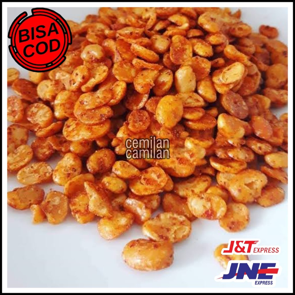 

Kacang Koro Kupas balado 125 Gram Snack kiloan cemilan camilan serba pedas jajanan jadul gurih asin