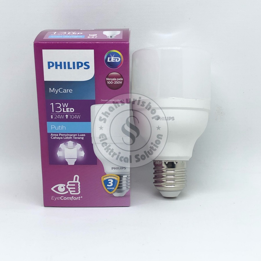 LAMPU PHILIPS LEDBRIGHT 13W 13 W WATT PENGGANTI CLFI TORNADO