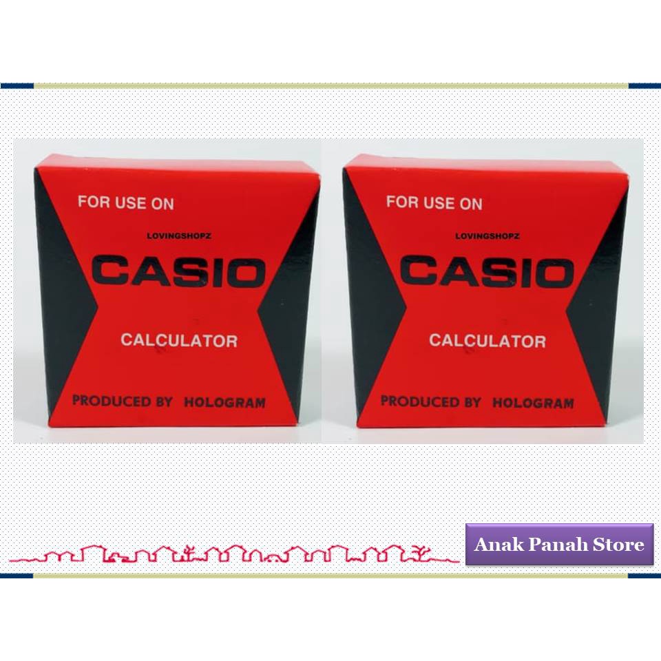 

Pita Kalkulator Casio Warna Merah-Hitam