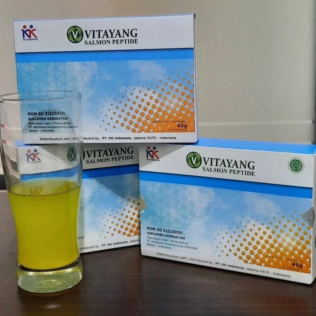 Vitayang SOP Salmon Ovary Peptide Enak Rasa Jeruk dan Sehat Cantik Alami KK Indonesia