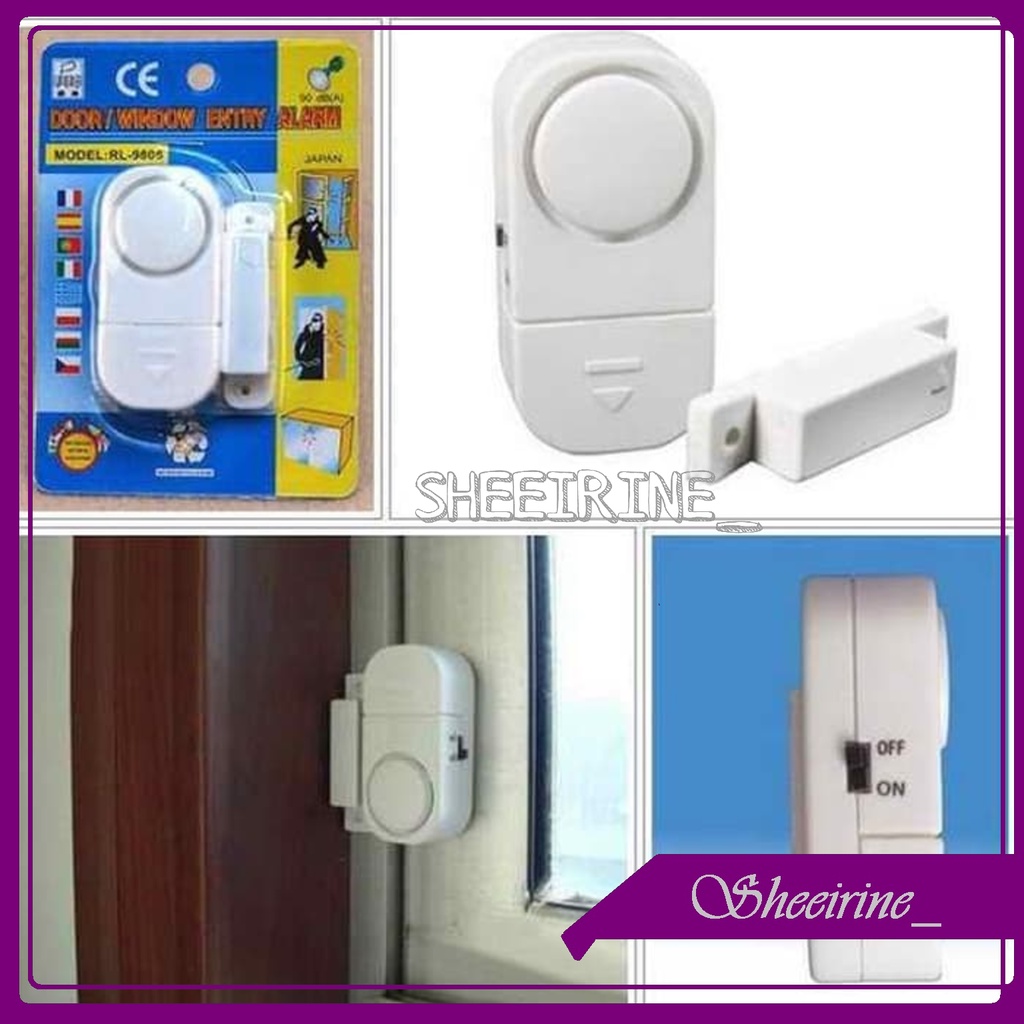 alarm pintu / jendela anti maling alarm anti maling pencuri jendela kaca pintu rumah toko keamanan